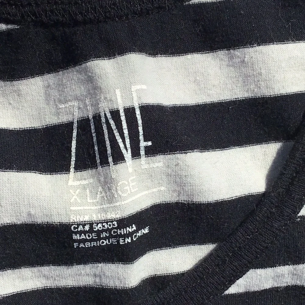 Zumiez Striped Men’s Tank Tops - Blue and Black 2 Pieces Bundle - Picture 4 of 8
